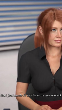 Kızıl saçlı orta yaşlı seksi kadın kız yarağı üzerinde göğüslerini kullanıyor - zor zamanlar geçiriyor #9 - animasyonlu futa oyunu