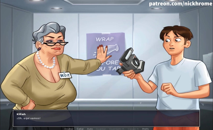 Cartoon Universal: Summertime saga part 172 - granny show boobs in hospital ( Spanish sub )