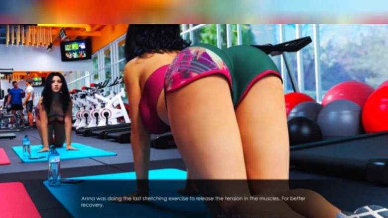 3DXXXTEEN2 Cartoon: Anna learns her stepsister's gym routine. 3D porn cartoon sex