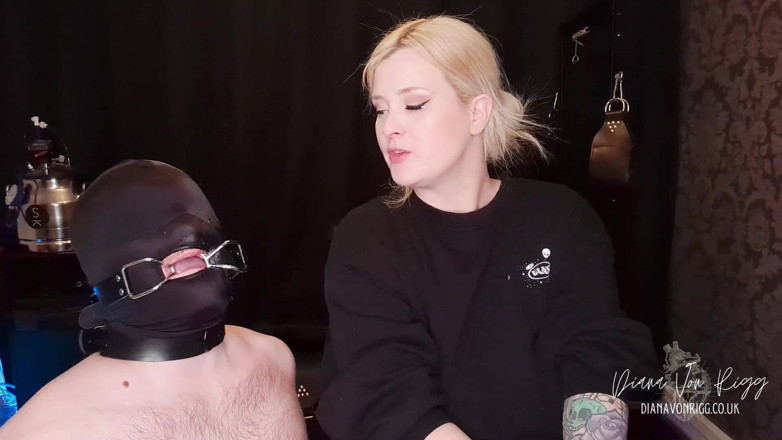 Diana Von Rigg: Hogtie Struggle for My Spit
