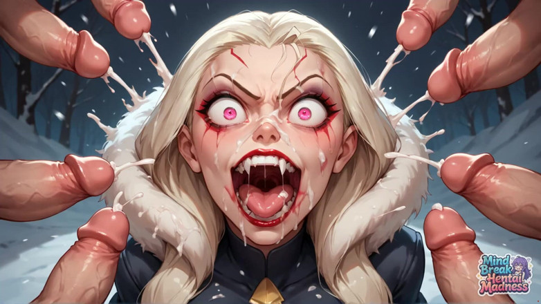 Mind Break Hentai Madness: 눈 덮인 시오후키의 정액 폭발