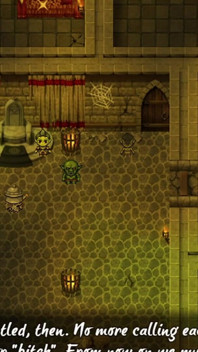 Ciemny Goblin w bieliźnie