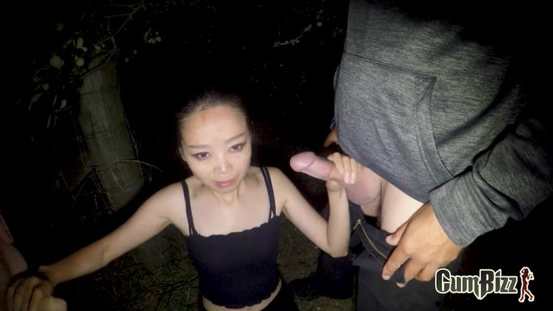 Cumbizz: Forest blowbang asian cumwalker 2
