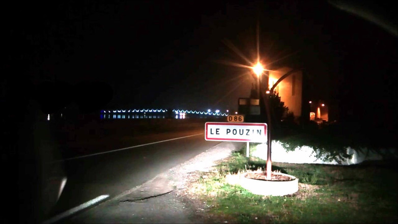 Aureliakreit: Slampa Turist Aurelia besöker Le Pouzin i Ardeche Frankrike