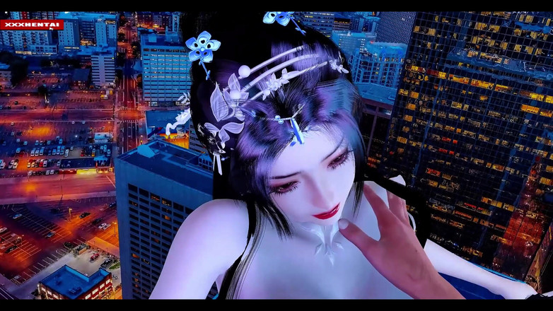 Soiyu Hentai: Głębokie gardło zbyt krzywe dla jednego renderu - Hentai animacji 3D