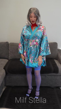 Betty in a Robe & Scarf