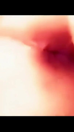 Sexy TS Squeezes My Nut Out of Her Pussy