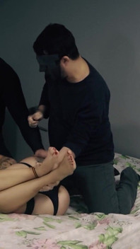 Akemi - Gag, Bastinado and Bondage Blowjob