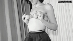 Bdsmlovers91: Provocare cu țâțe mici agățate - Bdsmlovers91.