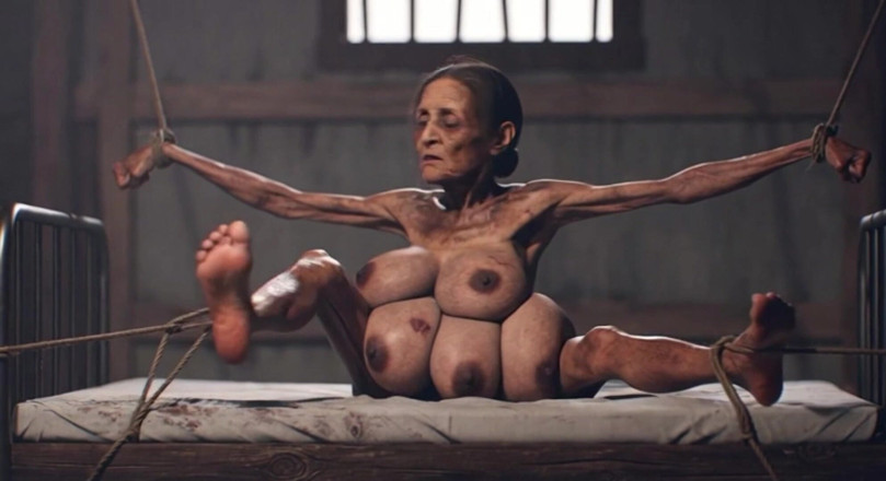 YOUR BEST FANTASY: Old Granny with 6 Breasts in Bondage - Extremely Horny &amp; Cumming Hard (ai)