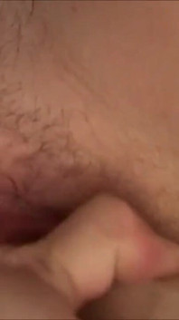 Amateur masturbation a dildo in her cunt and gets off on her nipples