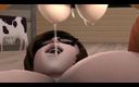 Velvixian 3D: Overwatch allattamento arrapata