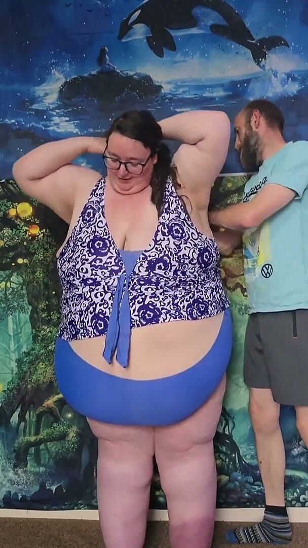 SSBBWLadyBrads: Ssbbw bộ đồ bơi cơ thể béo khổng lồ với sự...