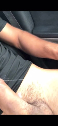 Wanking in the Car