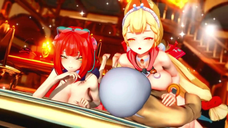 NSFWOtaku: Zenless zone zero - FFM yuzuha e alice si scambiano il...
