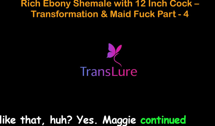 TransLure: English Audio Sex Story Rich Ebony Shemale with 12 Inch Cock -...