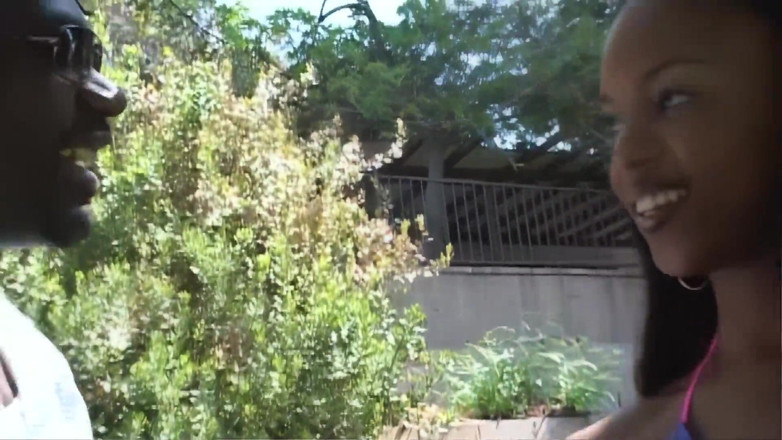 Radical Interracial: Black Teen Getting Fucked Outdoors