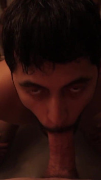 POV Blowjob Cum Eating Stepdaddy Camilo Brown Sucking Big Cock Twink Nico Mucci