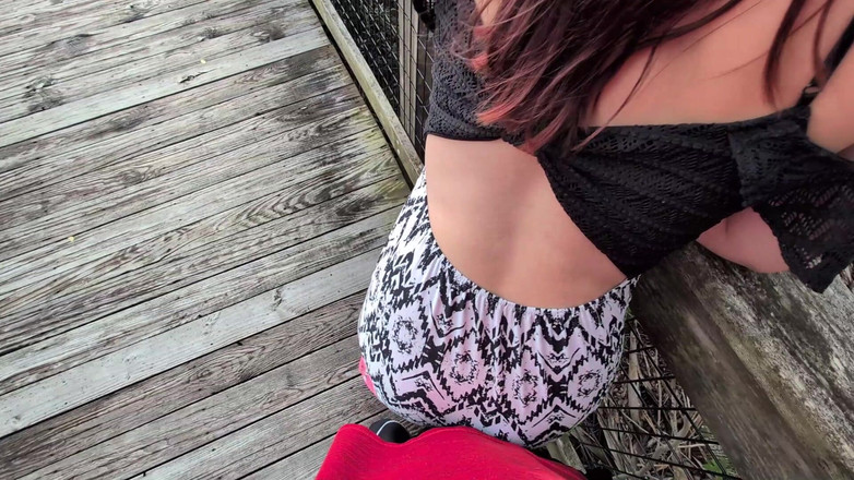 Mimiandevan: POV Redhead Flashing and Sex Outdoor
