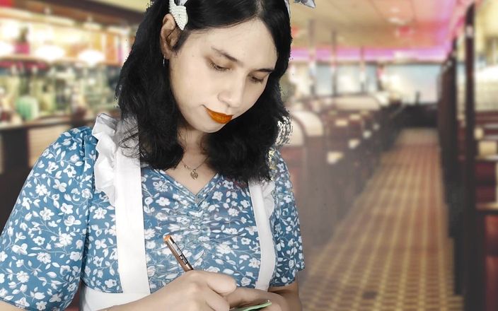 Dani The Cutie: Je neukte de mooie serveerster in het rare Aziatische restaurant