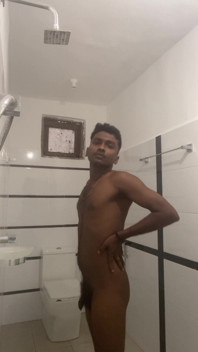 Sri Lankan Teen Boy Showered