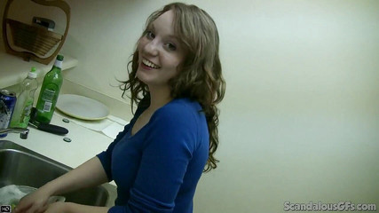 Scandalous GFs: Sexy prsatá kočka je ošukaná hardcore milencem