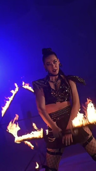 Fire Perfomance by Cara Croft