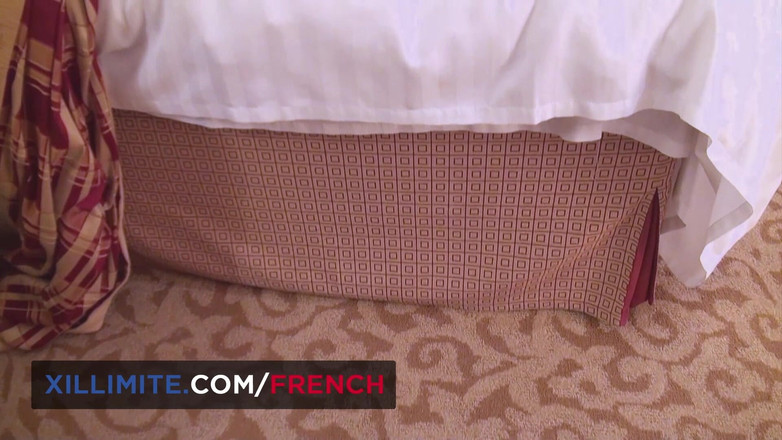 French girls at work: Hard DP w pokoju hotelowym