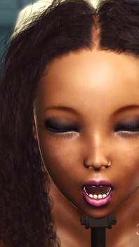 Sexy ebony teen gets fucked hard by chef in the kitchen. Fucking machine