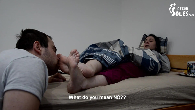 Czech Soles - foot fetish content: Mean girlfriend got sick
