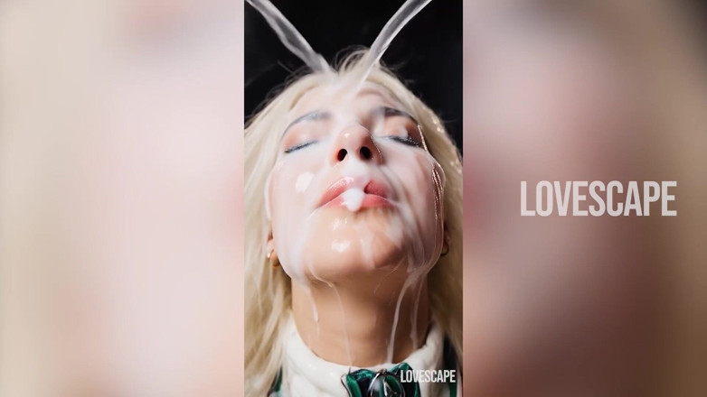 Lovescape: F1 Grid Girl Sucks &amp; Takes Facial on the Track