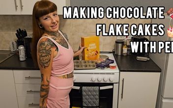 Chocolate Flake Pee Cakes