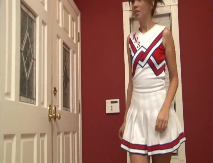 Vintage X: The cheerleader babysitter calls her boyfriend!
