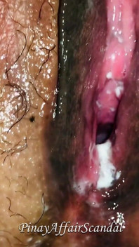 Pizda filipinezei de 18 ani este umplută cu spermă