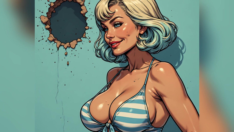 AI Porn: Kočičky s velkými prsy v plavkách