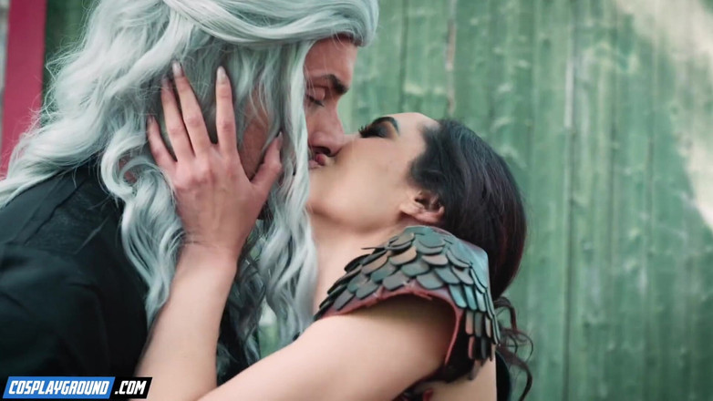 Cosplayground: Chloe amour ngentot kontol panjang geralt sampai memeknya dicrot sperma -...