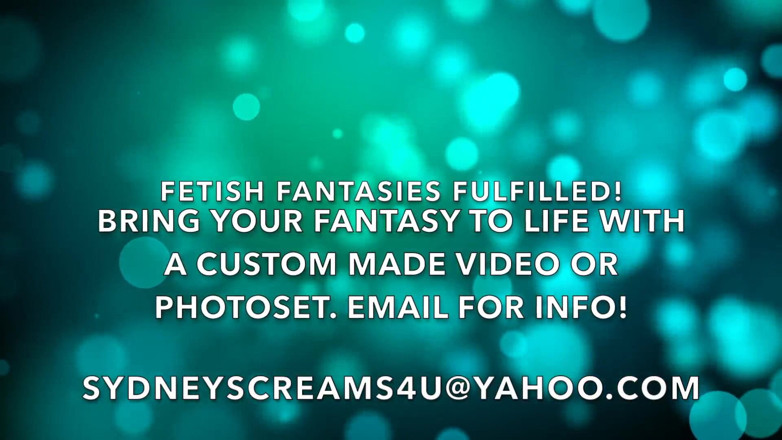Sydney screams fetish: Hard Finger Biting - HD Wmv