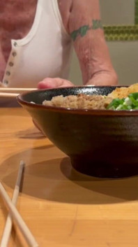 Above and Below the Table at the Japanese Restaurant