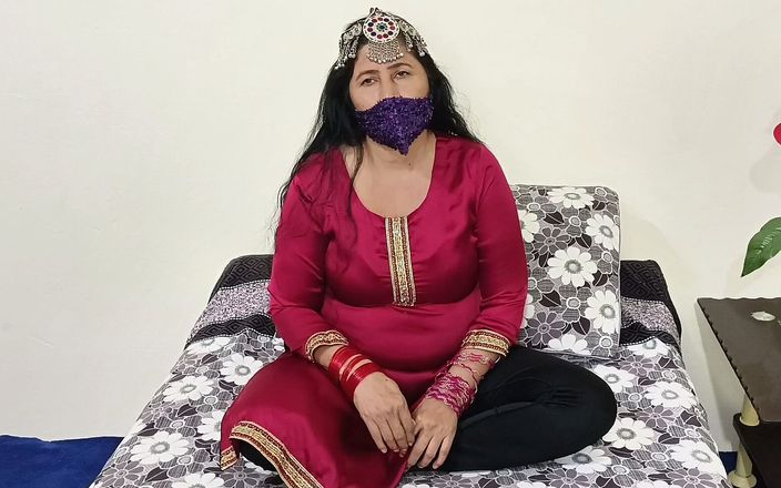Raju Indian porn: Mooi Punjabi Pakistaanse tante orgasme met dildo