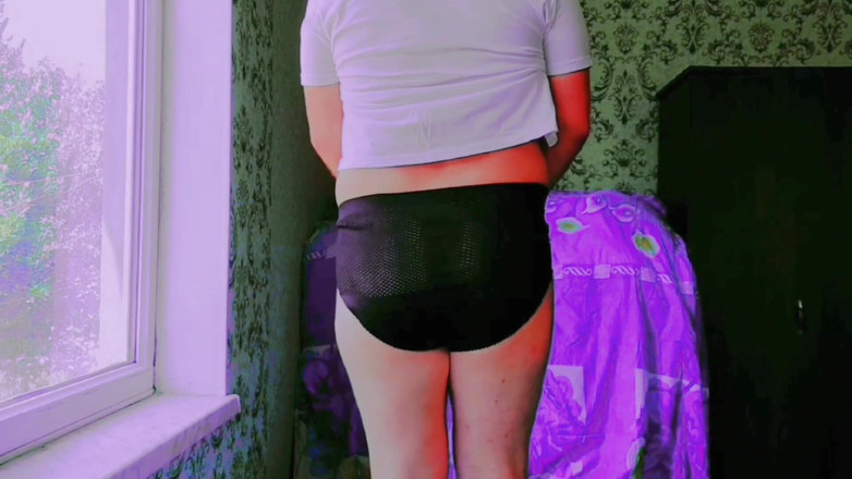 Kitty_Cross: 여자 웃음과 사랑스러운 Sissy 조정 헤드 밴드