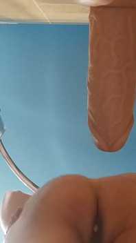 Grande dildo nel mio culo