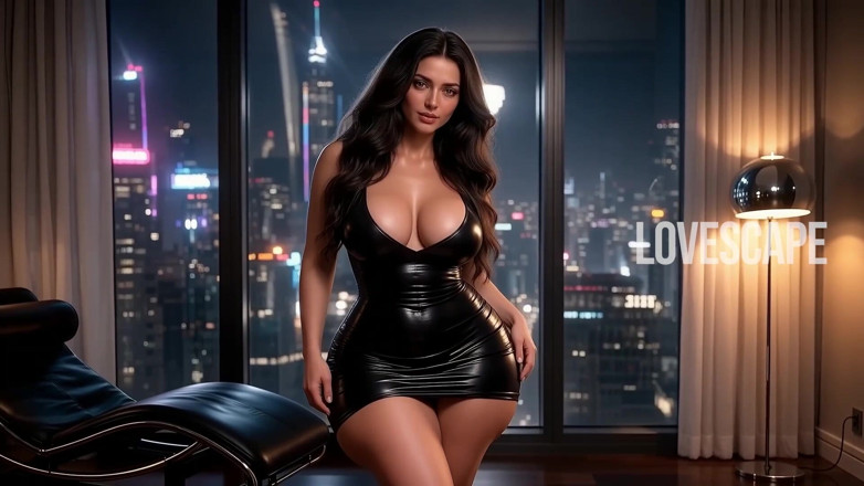 Lovescape: Bruna dai grossi seduce il capo con vista sul tetto