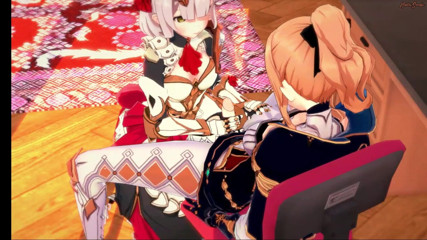 Hentai Smash: Noelle zostaje zerżnięta przez futa Jean - Genshin impact Hentai.