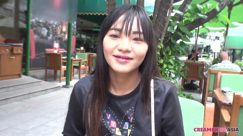 Creampie In Asia: ผมยาวสีดำยาวสวยบนหุ่นบางของเธอ ดุเดือดท่าม้าโยก เย็ดสด และแตกใน