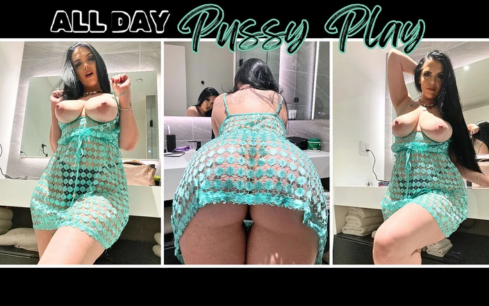 Pawg Queen: Ryan smiles lingerie tutto il giorno gioca con la figa