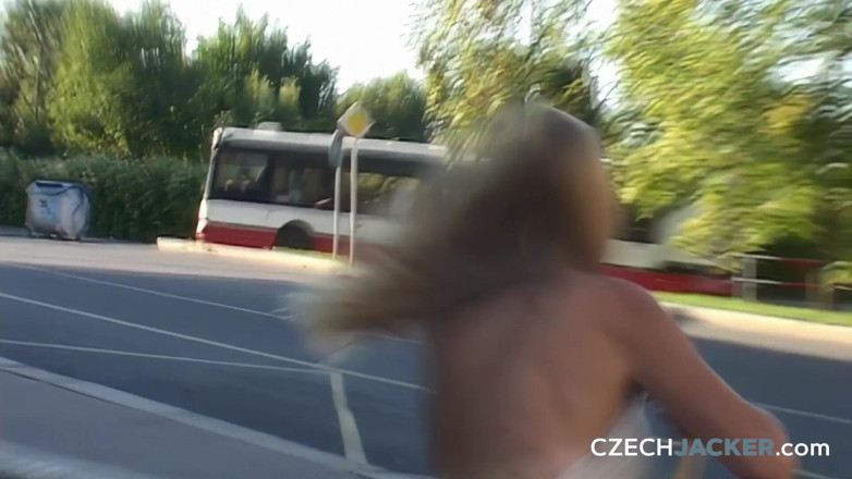 Czech Jacker: Czech Jacker 20 Topless Tease! - the Streets Just Got a Whole...