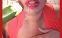 Sarah Fonteyna squirt compilation: Sucer et baiser de grosses courgettes