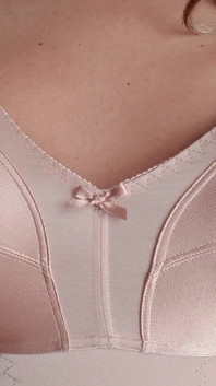 Nude Nylon Vintage Body Bra