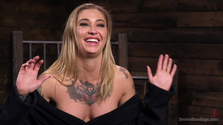 Kink: Kleio Valentien ทาสสาวผมบลอนด์โดนลงโทษและมีความสุขในการถูกมัดอย่างเข้มงวด!!