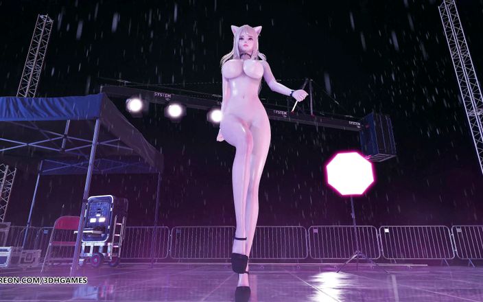 3D-Hentai Games: [MMD] 히올린 - 전설 4K 60FPS의 내 이름 Ahri 벌거 벗은 댄스 리그 말